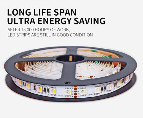 Luz de tira de cobre flexível 23W do diodo emissor de luz do corpo SMD 5050 da lâmpada 520-530nm
